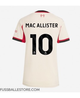 Günstige Liverpool Alexis Mac Allister #10 Auswärtstrikot Damen 2025-26 Kurzarm